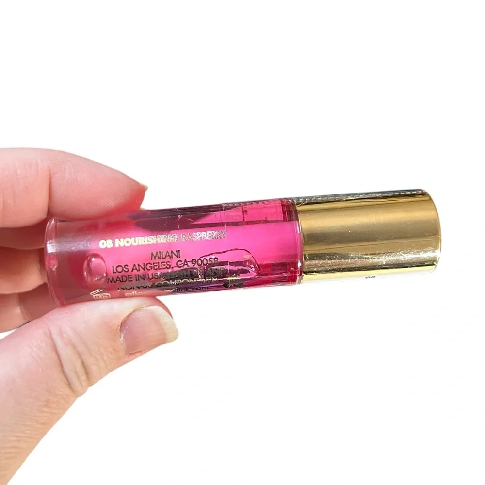 Milani Moisture Lock Oil Infused Lip Treatment #08 Nourishing Raspberry NWT